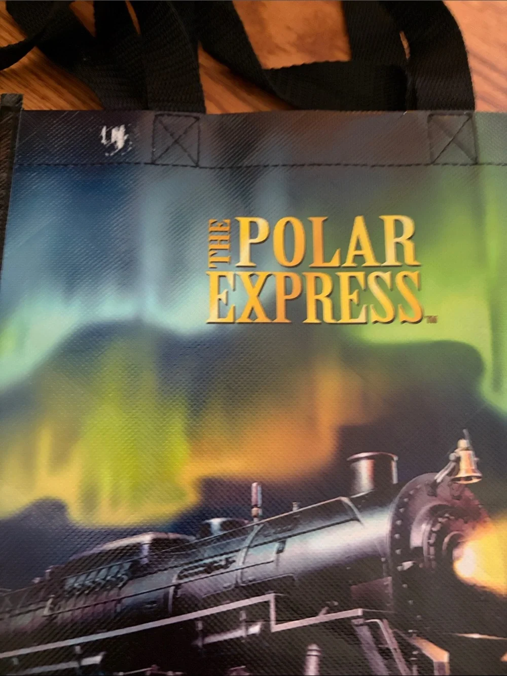 The Polar Express Duffel Tote Bag - Green/Blue